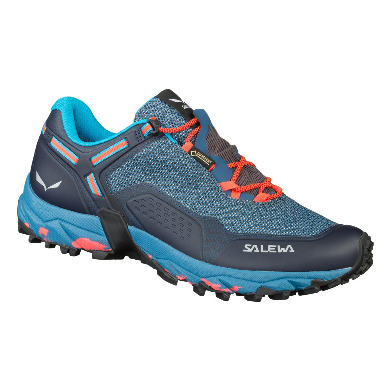 Salewa Speed Beat GORE-TEX® Argentina - Zapatillas De Montaña Mujer - Azules/Coral - TNSF-62817